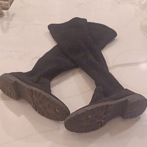 Steve Madden Lizbeth boots black suede Size 7.5